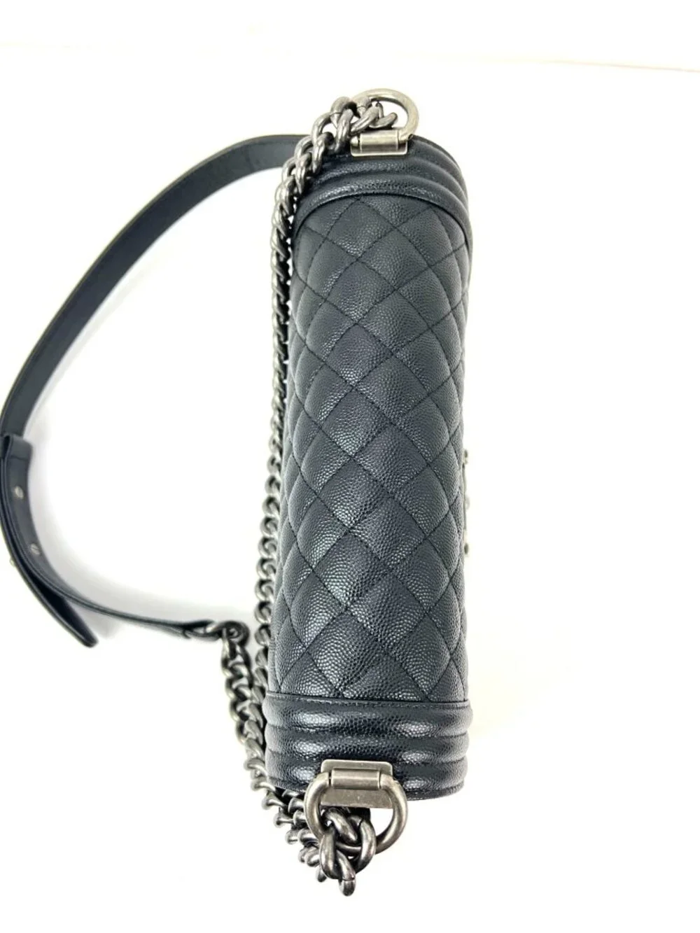 Chanel Caviar Quilted Medium Black Boy Flap Shoulder Bag